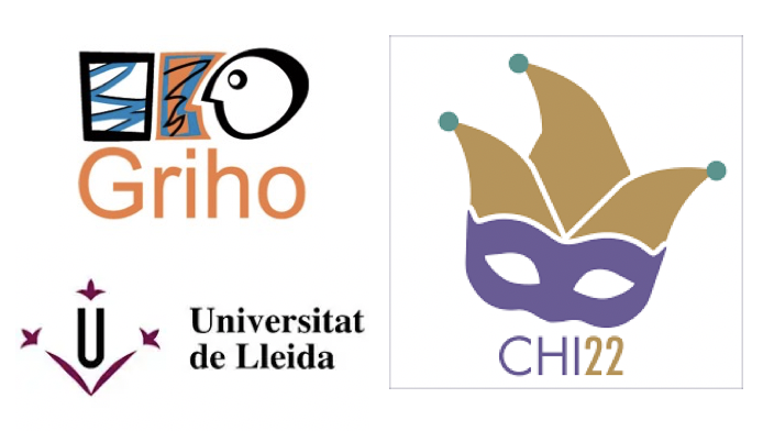 Logos de GRIHO, Universitat de Lleida y CHI 2022